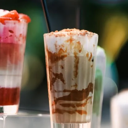 Ein bisschen Farbe im Glas